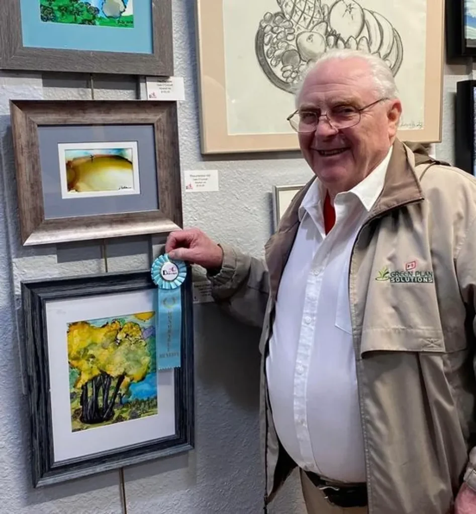 Photo of Dale O'Connell, winner of 2024 Art Domestique Members Show